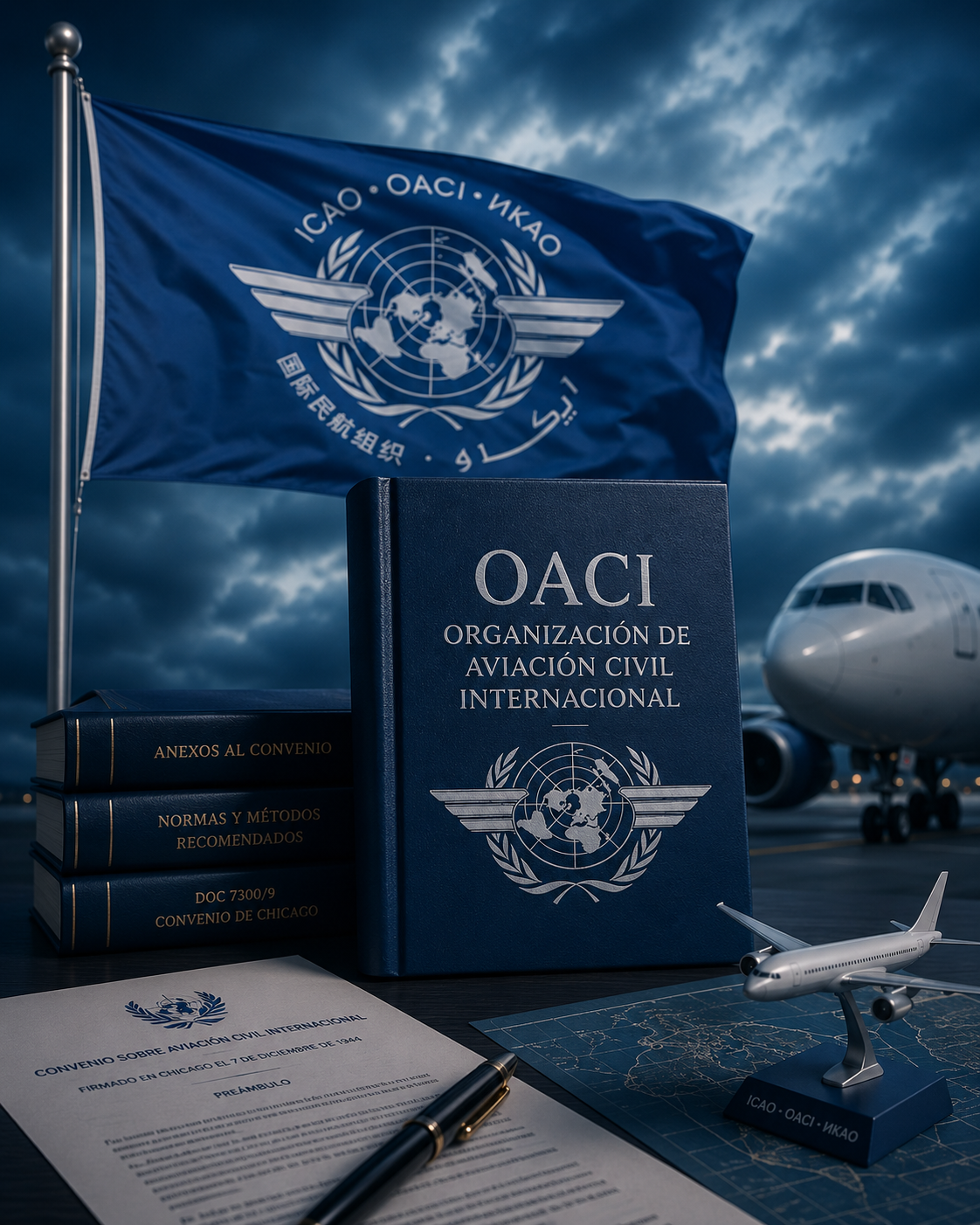OACI y Convenio de Chicago en la regulación aeronáutica
